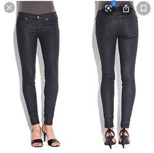 Lucky brand black shimmery Sofia super skinny pants size 31 women’s